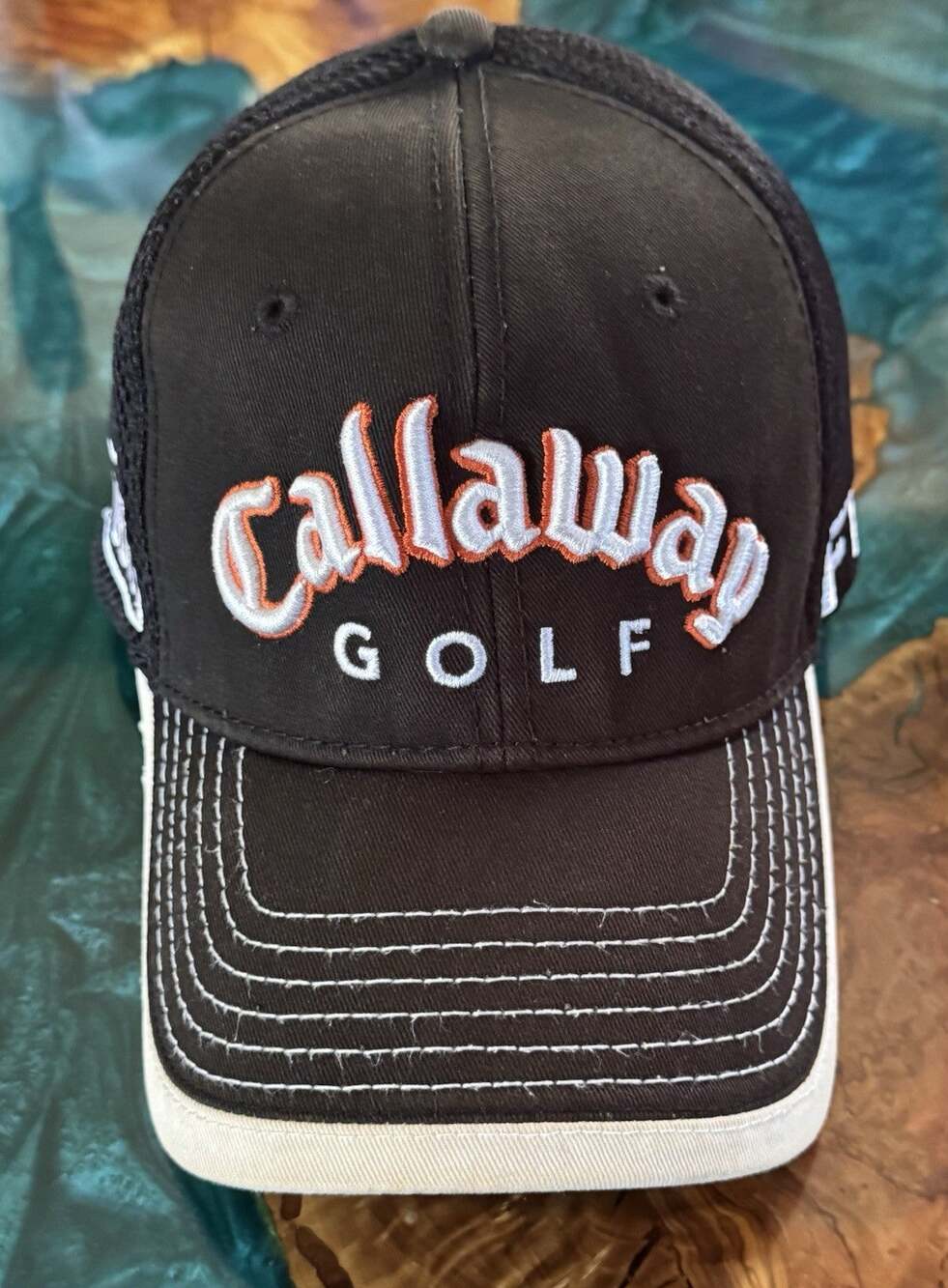 Callaway Golf by New Era Tour Authentic Mesh Black Cap FT-5 HX Tour